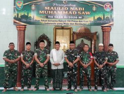 Peringatan Maulid Nabi Muhammad SAW Jadi Momentum Perkuat Iman dan Pengabdian Prajurit Korem 044/Gapo