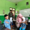 Babinsa Dukung Bulan Imunisasi Anak Sekolah
