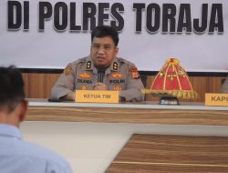 Mantapkan Tata Kelola Personel, Kapolres Toraja Utara Sambut Tim Supervisi Biro SDM Polda Sulsel