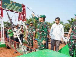 Akses dan Konektivitas Wilayah, Danrem 031/WB Dampingi Pangdam XIX/TT Tinjau Jembatan Perintis Garuda