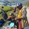 Langkah Humanis Marinir di Komopa, Hasil Bumi Warga Laris, Mama-Mama Sumringah