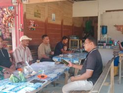 Babinsa Kodim 0103/AUT Serap Aspirasi Warga Sambil Seruput Kopi Santai