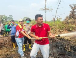 Polri Bersama TNI dan Stakeholder Gerak Cepat Tangani Karhutla di Sarolangun