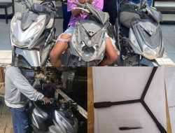 Team Elang Polsek Sorong Barat Tangkap Terduga Pelaku Curanmor, Sejumlah Motor Diamankan