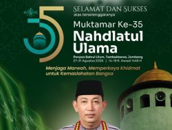 Kapolri Ucapkan Selamat dan Sukses atas Muktamar ke-35 Nahdlatul Ulama di Jombang