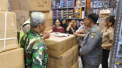Patroli Bersama di Wilayah Binaan, Wujudkan Kekompakan Tiga Pilar