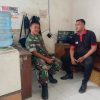 Babinsa Serengan Sambangi Security Untuk Himbau Kedisiplinan Kerja