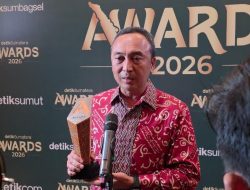 Kapolda Sumsel Raih detikSumatera Awards 2026 sebagai Penjaga Keamanan dan Ketahanan Energi