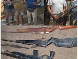 Dua Polsek di Bima Terima Lima Senjata Api Rakitan dari Masyarakat