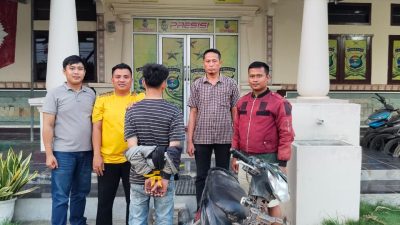 Pria Asal Tulang Bawang Ditangkap Unit Reskrim Polsek Way Serdang Bersama Tekab 308 Polres Mesuji