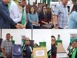 Kapolda Papua Barat Daya Serahkan Bantuan Kasih kepada Jemaat GKI Tasik Tiberias Waisai