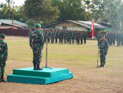 Semangat Pengabdian untuk Negeri, Prajurit Korem 174/ATW dan Kodim 1707/Merauke Rutin Gelar Upacara Bendera Mingguan