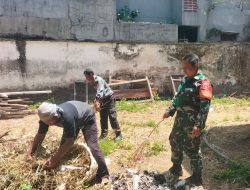 Cegah Kebakaran, Babinsa Kemlayan Himbau Warga Agar Tidak Bakar Sampah Sembarangan