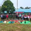 Tingkatkan Kesiapsiagaan Bencana, Pos Jaung Satgas Pamtas Yonarmed 13/Nanggala Gelar Apel Siaga Karhutla Bersama Kepolisian dan Warga