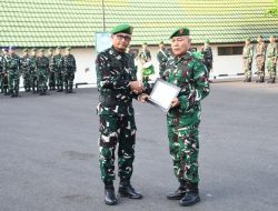 Gelar Upacara Bendera, dilanjutkan Acara Purna Tugas Prajurit Korem 044/Gapo