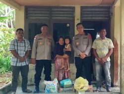 Kapolres Aceh Selatan Bantu Janda Prasejahtera, Siap Rehabilitasi Rumah dan Dukung Modal UMKM