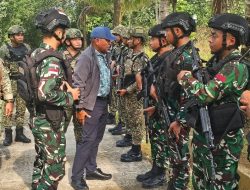 Panglima 9 Briged TDM (Tentera Darat Malaysia) Kunjungi Pos Gabma Temajuk dan Sajingan, Perkuat Sinergitas TNI–TDM
