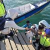 Tourist Police Ditpolairud Polda Papua Barat Daya Berikan Imbauan Keselamatan kepada Wisatawan