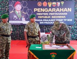 Menhan RI Didampingi Kasdam I/BB Kunjungi Yonif TP 902/SPG, Tinjau Fasilitas dan Beri Motivasi Prajurit