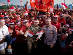 Polda Metro Jaya Gelar Apel Kebangsaan Sambut Hari Ulang Tahun ke-81 Republik Indonesia