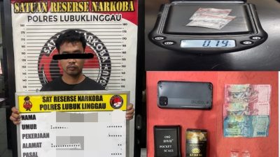 Polda Sumsel Ungkap Peredaran Sabu di Lubuk Linggau, Tersangka RO Diamankan