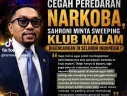 Ahmad Sahroni Minta Kepolisian Tingkatkan Sweeping Narkoba di Seluruh Klub Malam