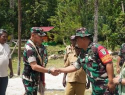 Danrem 181/PVT Bersama Forkopimda Tinjau Hasil TMMD Ke-129, Pastikan Pembangunan di Kampung Sesor Berikan Manfaat Nyata