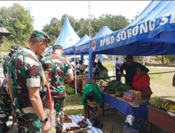 UMKM Persit KCK Cabang XVI Ramaikan Penutupan TMMD Ke-129, Hasil Kebun Mama-Mama Sesor Jadi Produk Unggulan