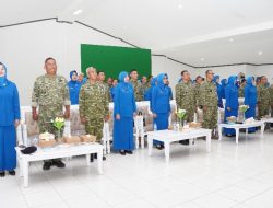 Secara Virtual Jalasenastri Kodaeral XIV Sorong Ikuti Pengarahan Pangkoarmada RI
