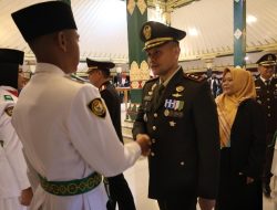 Dandim Sleman Bersama Forkopimda Kukuhkan Paskibraka