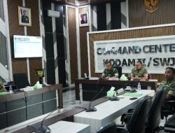 Irdam II/Sriwijaya Ikuti Vidcon Terpusat dan Pimpin Koordinasi Jajaran demi Percepat Pembangunan KDKMP