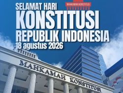 BNN Ucapkan Selamat Hari Konstitusi Republik Indonesia 2026