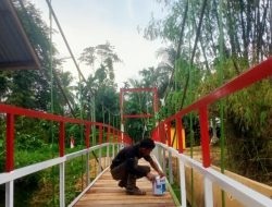 Jembatan Gantung Blang Gurah Mulai Berubah, Warga Kuta Makmur Segera Punya Akses Baru
