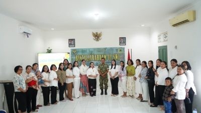 Persit Kartika Chandra Kirana PD II Sriwijaya Gelar Doa Bersama Umat Kristiani di Bintaljarahdam II SWJ
