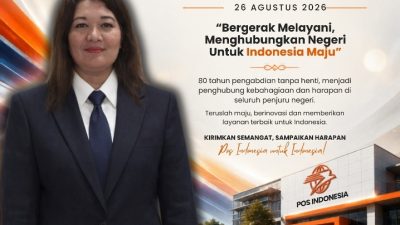Pimpinan Barometer99 Sampaikan Ucapan HUT ke-80 Pos Indonesia