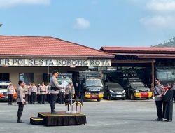 Kapolresta Sorong Kota Sambut Resmi Lantik AKBP Glenn Roy Molle sebagai Wakapolresta, Ini Pesannya