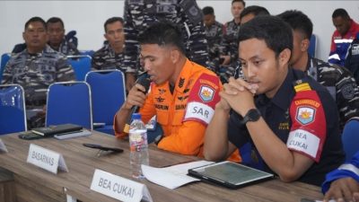Pangkoarmada III Hadiri Tactical Floor Game Latihan Operasi Mengatasi Gerakan Separatis Bersenjata TA 2026
