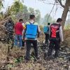 Polres Mesuji dan Polsek Jajaran bersama Kodim 0426 TB dan Pemda Mesuji Padamkan Kebakaran Lahan di 5 Titik Api Tersebar di Dua Kecamatan