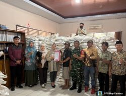 Plaju Ulu Terima 5 Ton Beras Bantuan Pangan, 1.500 KPM Segera Terima Haknya