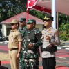 Kodim 1310/Bitung dan Forkopimda Minut Selenggarakan Apel Gelar Pasukan Kesiapsiagaan Penanggulangan Karhutla