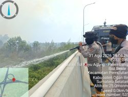 Operasi Aman Nusa II Padamkan Karhutla di Desa Ibul Besar I Ogan Ilir