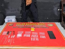 Polres Dompu Ungkap Peredaran Sabu, Sita Barang Bukti 8,18 Gram dari Pria 43 Tahun