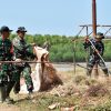 Jelang Festival Kali Maro, Personel Kodim 1707/Merauke Turun Langsung Bersihkan Kawasan Wisata