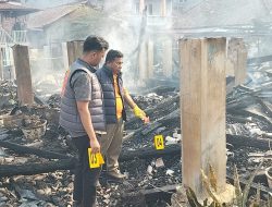 Tujuh Bedeng Ludes Terbakar di Prabumulih, Polisi Selidiki Dugaan Korsleting Listrik