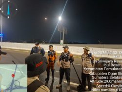 Operasi Aman Nusa II, Tim Gabungan Padamkan Karhutla di Tol Palindra Ogan Ilir
