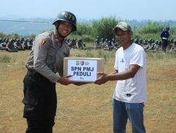 Melatih kepedulian Sosial saat Expedisi Darat Tupdasbhara Siswa Diktukba SPN PMJ Wujudkan Semangat Bhayangkara Peduli Sosial