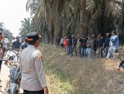 Aksi Warga Delapan Desa di PT. PAL Berlangsung Kondusif, Polres Mesuji Turunkan 100 Personel