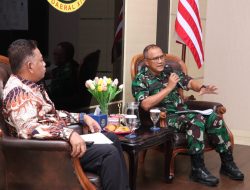 Perkuat Sinergi Pengamanan Kegiatan Strategis, Kodaeral XIV Sorong Terima Kunjungan SKK Migas dan BP Berau Ltd