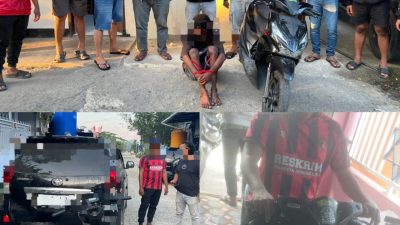 Team Mangewang Polresta Sorong Kota Tangkap Pelaku Curas, Akui Terlibat 10 TKP Curanmor