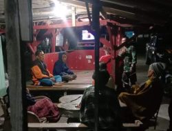 Babinsa Koramil Eromoko Patroli Malam Bersama Linmas